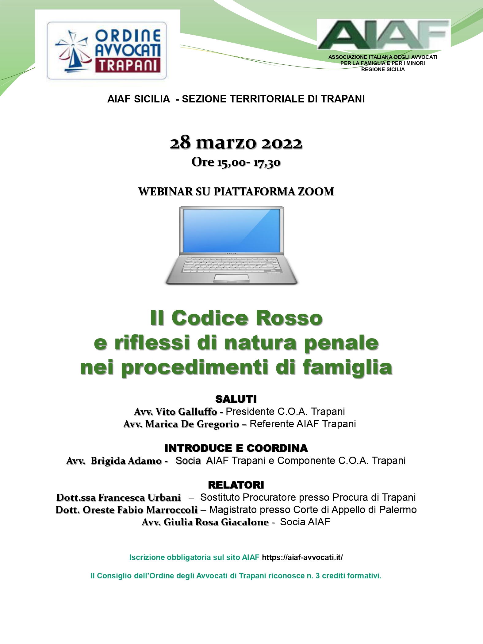 Il Codice Rosso e i riflessi di natura penale nei procedimenti di famiglia